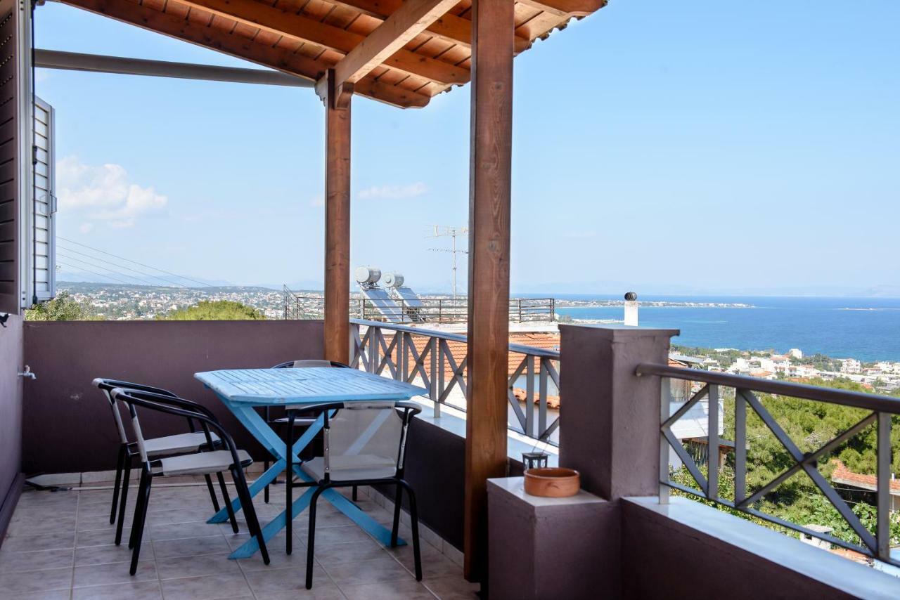 Peris Panoramic Villa Near Athens Airport Paralia  Exterior foto
