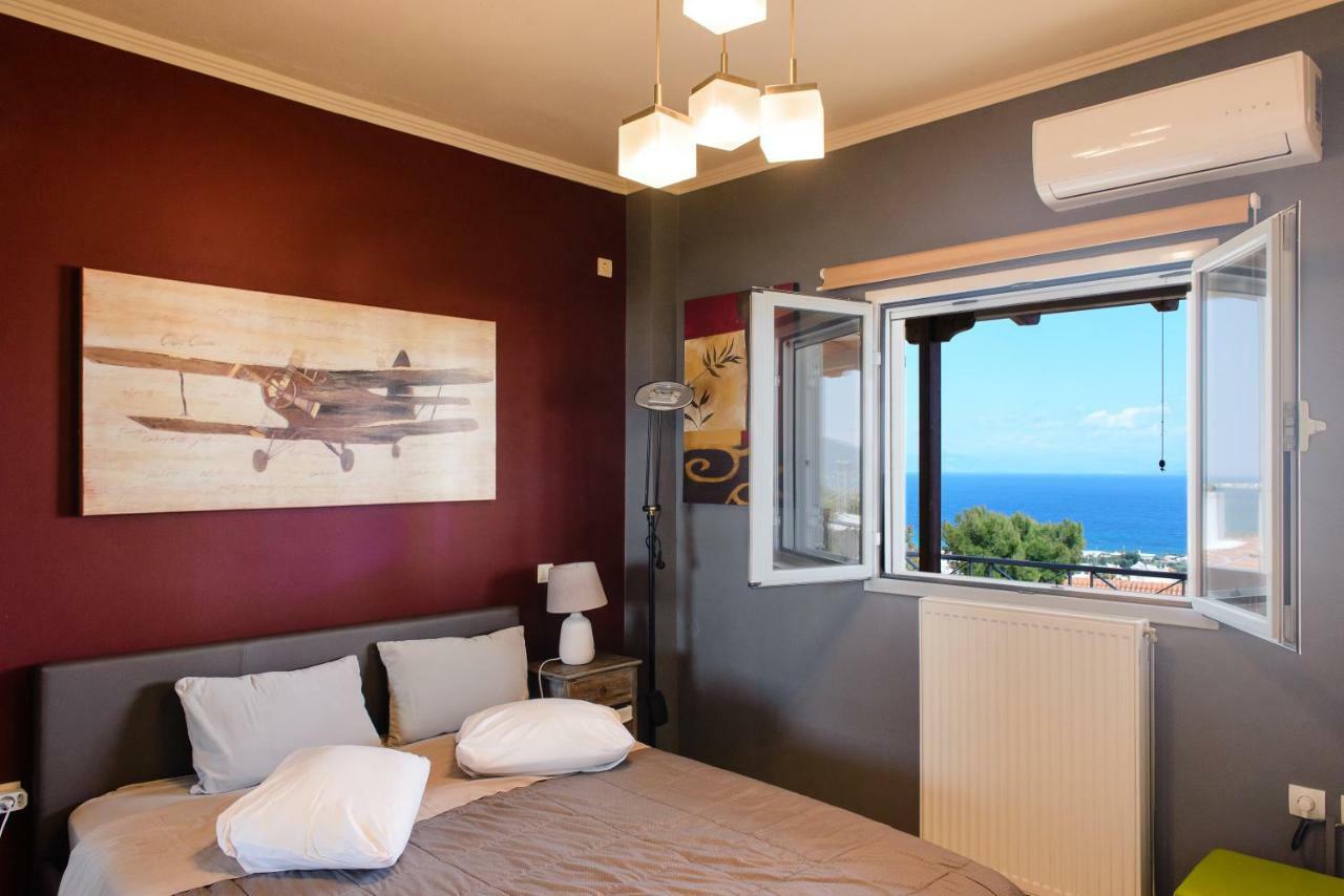 Peris Panoramic Villa Near Athens Airport Paralia  Exterior foto